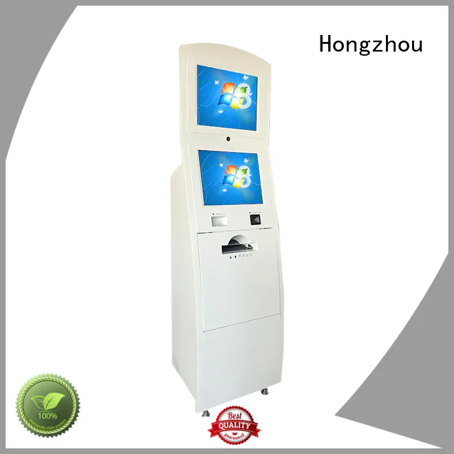 Hongzhou interactive information kiosk with printer in bar