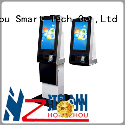 Hongzhou wall mounted self payment kiosk acceptor for sale