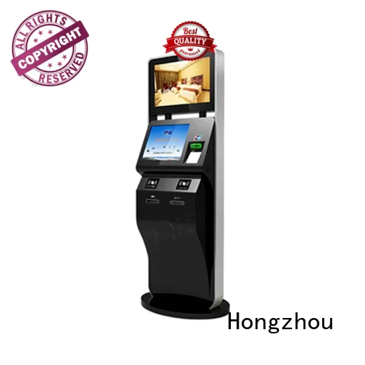 Hongzhou best ticket kiosk machine with camera in cinema