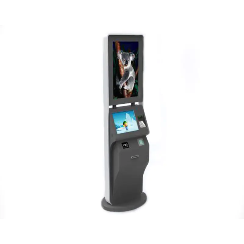 Multi function 21 inch LED touch screen ticket kiosk in cinema