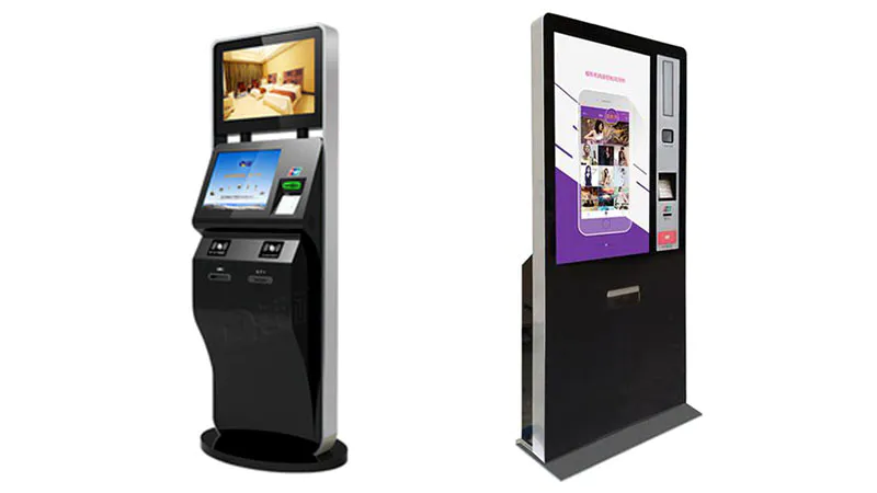 custom self service ticketing kiosk for busniess in cinema
