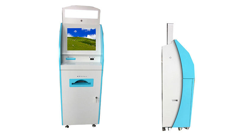 Hongzhou touch screen medical kiosk for line up for sale