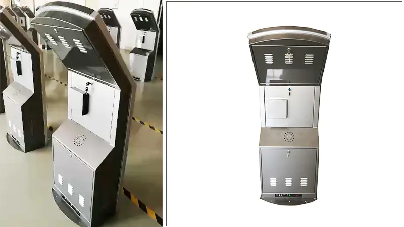 Information Kiosk with card reader function for airport