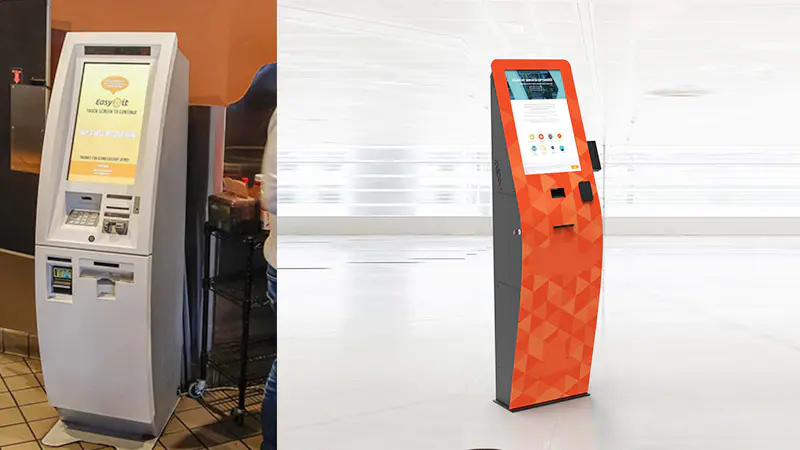 Hongzhou cash automated payment kiosk service in bank