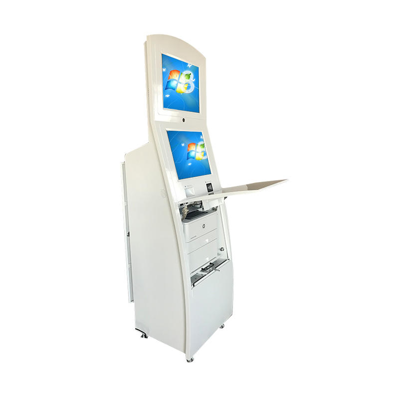 Self service landing visa kiosk with A4 printer Receipt printer QR code scanning Camera and 4G Wireless routing in Airport