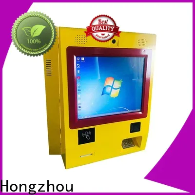 dual screen payment machine kiosk manufacturer in bank
