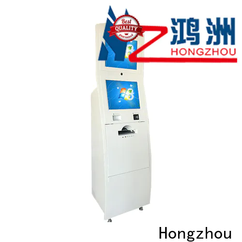 high quality touch screen information kiosk receipt in bar