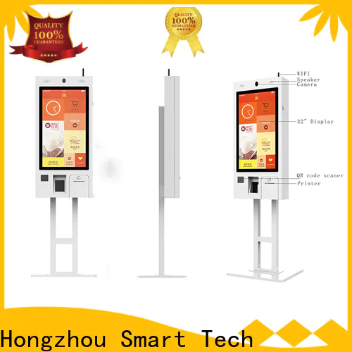 Hongzhou factory price self service kiosk with pos terminal for fast food store