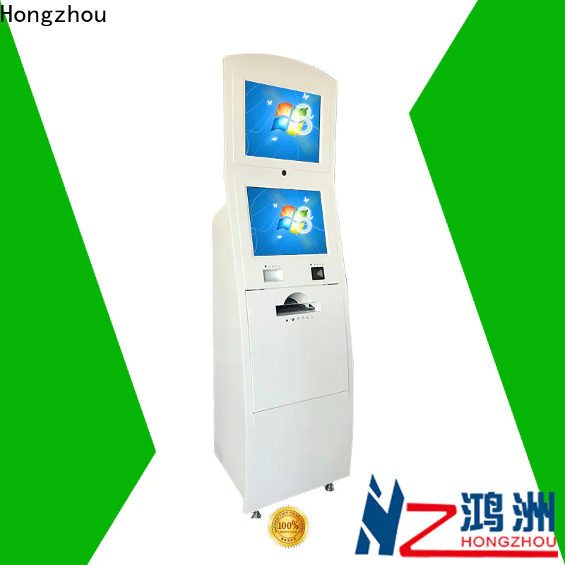Hongzhou digital information kiosk receipt in airport