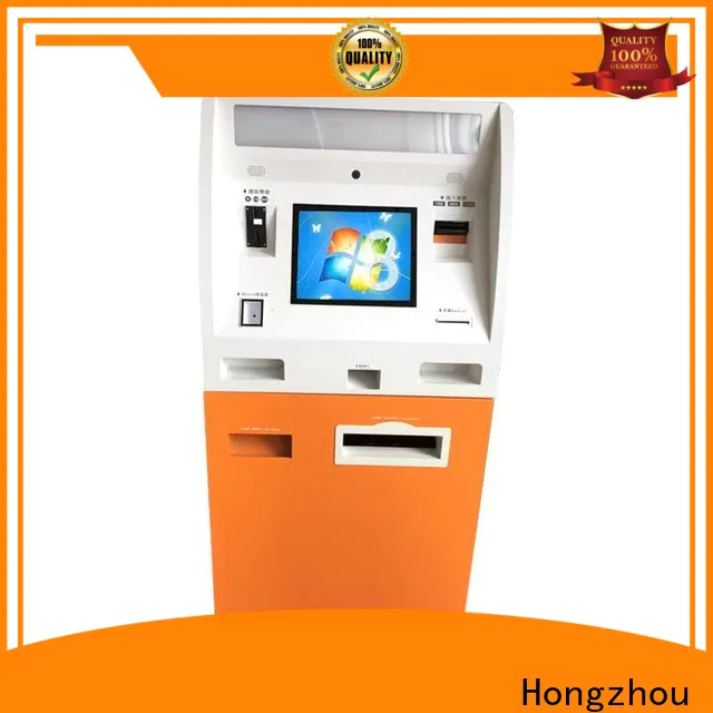Hongzhou best automated payment kiosk coated in hotel