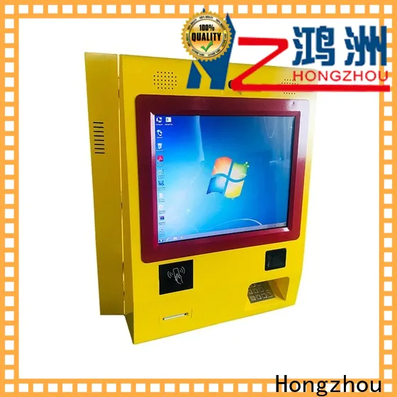 Hongzhou dual screen pay kiosk dispenser in hotel