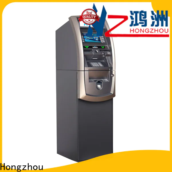 Hongzhou exchange kiosk with touch screen for bill payment