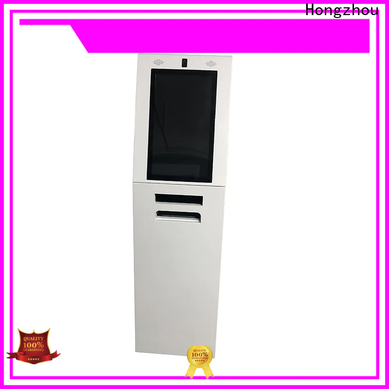 Hongzhou top information kiosk with printer in airport
