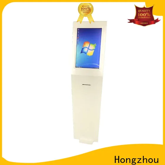 Hongzhou information kiosk with qr code scanning in airport