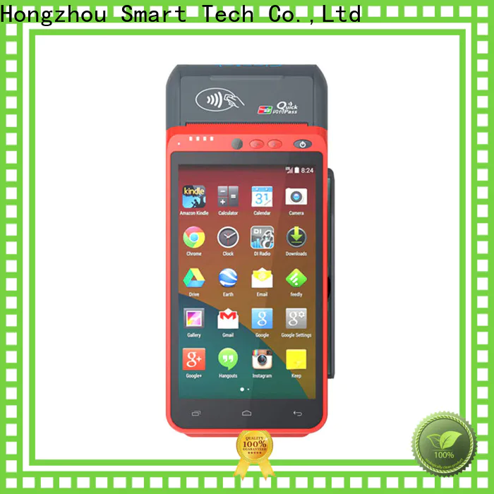 Hongzhou high speed portable pos with card reader in hospital