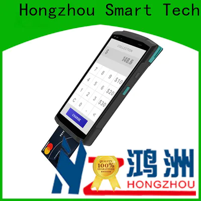 Hongzhou top android pos terminal with card reader in hotel