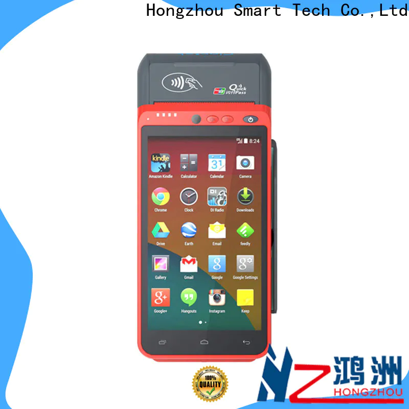 Hongzhou mobile pos with barcode scanner in hospital