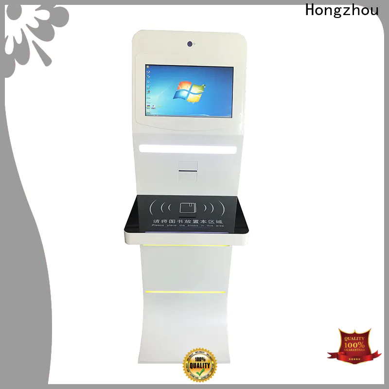 interactive library kiosk system manufacturer for books