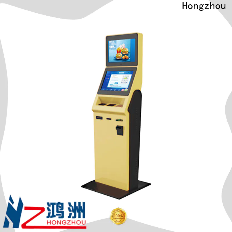 convenient hotel check in kiosk with card reader in hotel