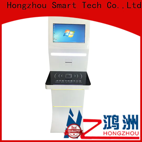 wholesale library self checkout kiosk with id card reader for books