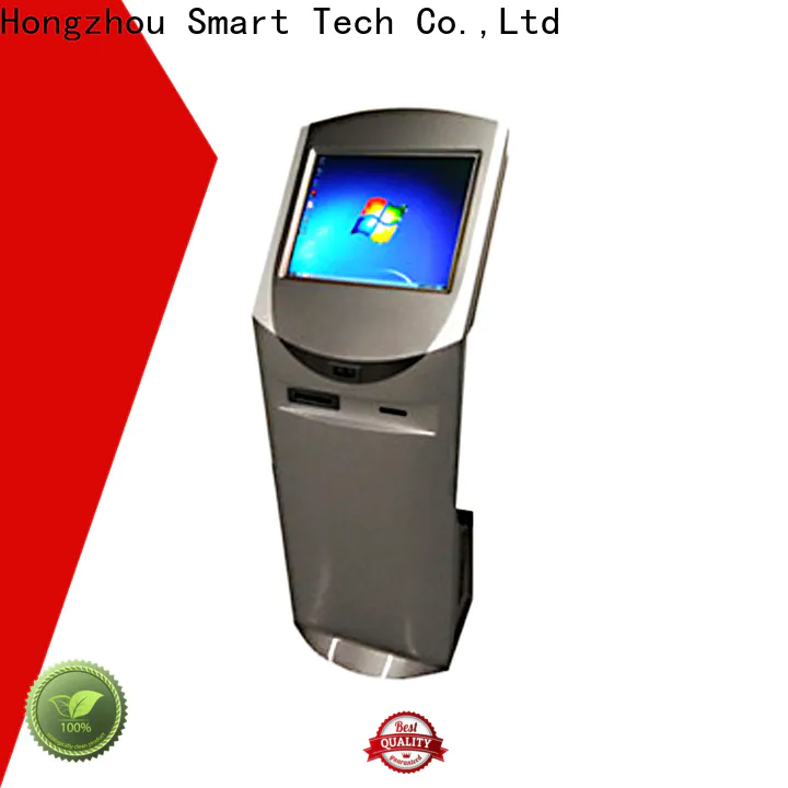 Hongzhou touch screen information kiosk with camera in bar