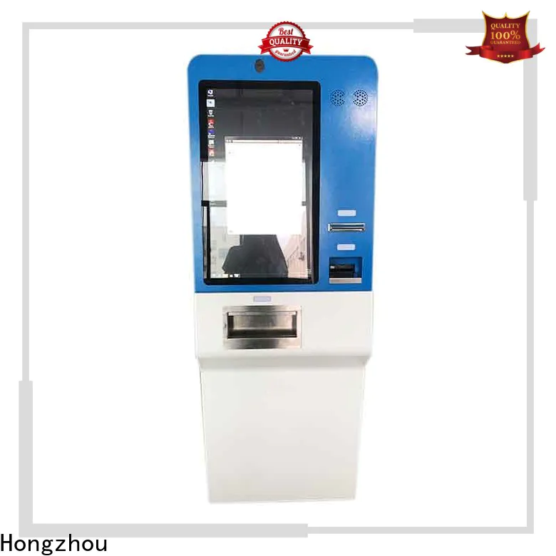 Hongzhou blue bill payment kiosk coated in bank