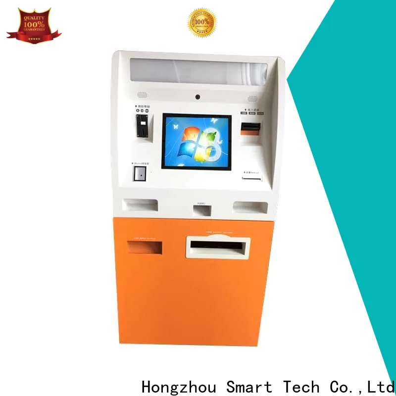 Hongzhou bill payment kiosk with laser printer in hotel
