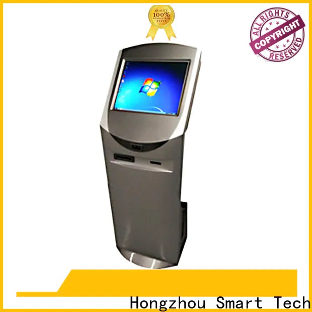 wireless interactive information kiosk with camera in bar