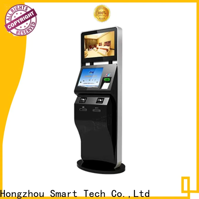 Hongzhou touch screen self service ticketing kiosk company on bus station