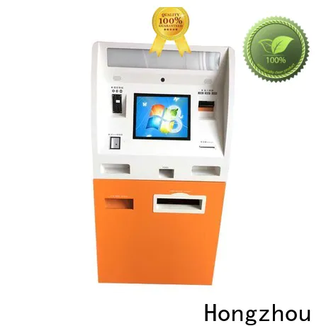 Hongzhou latest self payment kiosk factory in bank