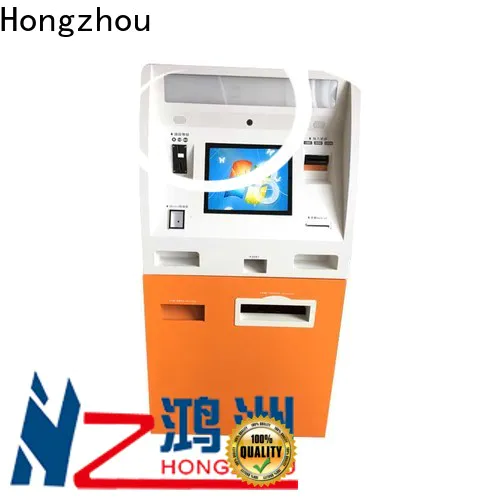 Hongzhou high quality self payment kiosk manufacturer in hotel