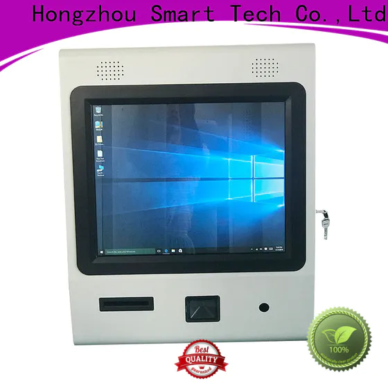 floor standing touch screen information kiosk with camera for sale