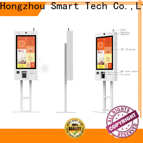 new ordering kiosk with touch screen for restaurant