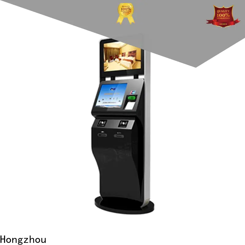 Hongzhou ticketing kiosk with printer for sale