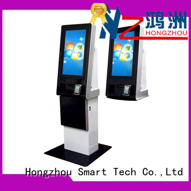 Hongzhou metal payment kiosk with laser printer in bank