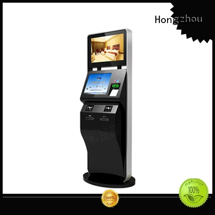 Hongzhou custom self service ticketing kiosk company for sale