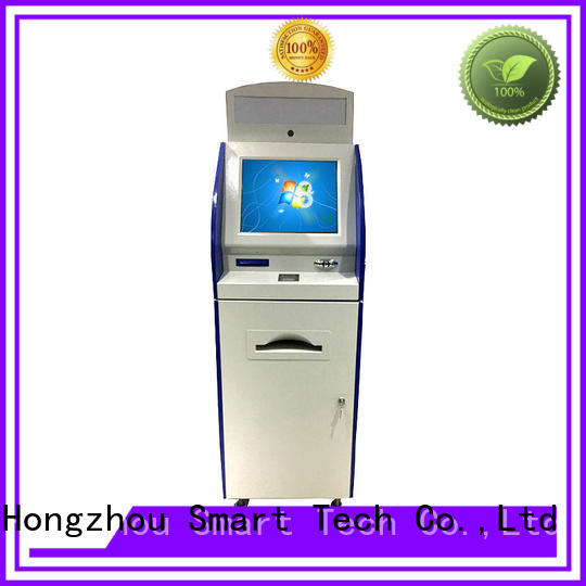 thermal information kiosk touch screen with printer in airport Hongzhou