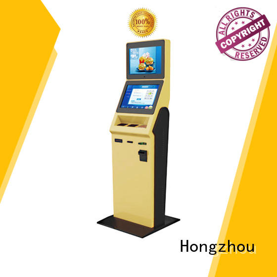 Hongzhou hotel check in kiosk with card reader in hotel