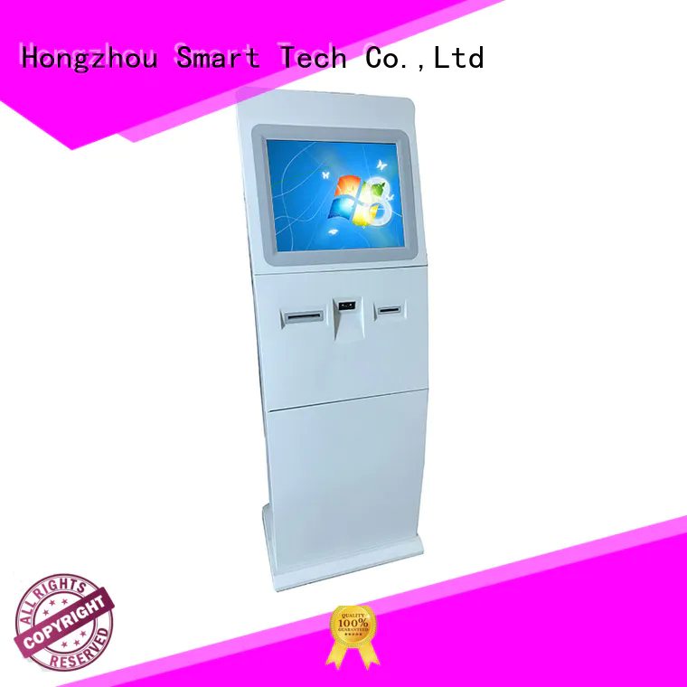 Hongzhou multimedia interactive information kiosk with camera in bar