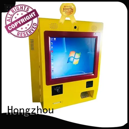 Hongzhou dual screen payment kiosk powder in bank