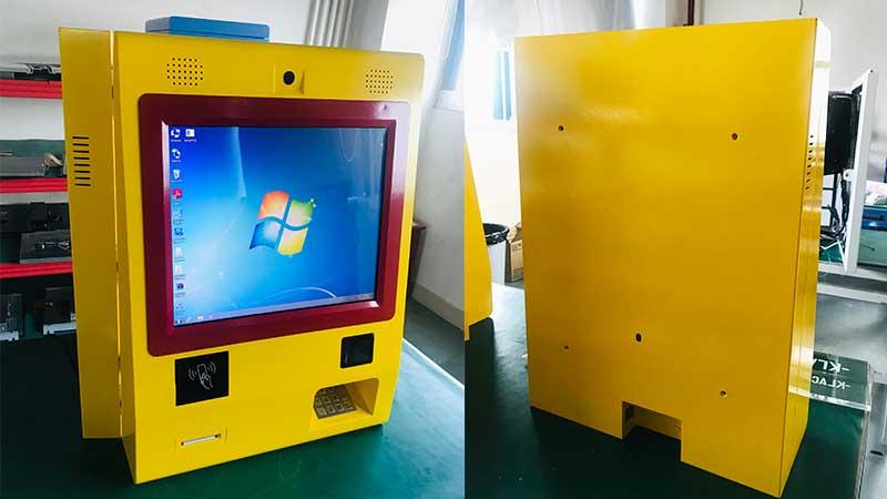 Wall mounted payment kiosk with RFID, metal keyboard and Windows system-1