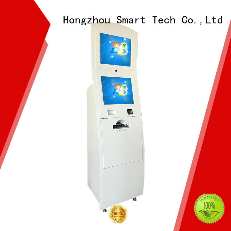 Self service landing visa kiosk with A4 printer Receipt printer QR code scanning Camera and 4G Wireless routing in Airport