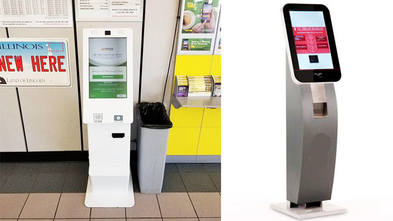 Cash payment accept kiosk with magnetic card and Windows system-3