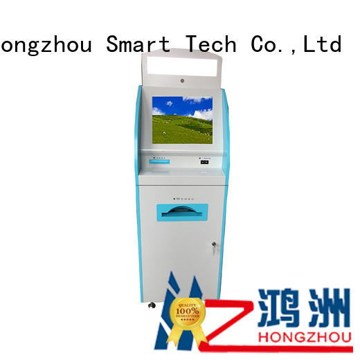 Hongzhou touch screen medical kiosk for line up for sale