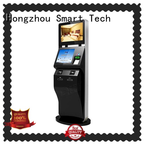 Floor Stand Kiosk with A4 Paper Printer LCD Display WiFi Network-Hongzhou