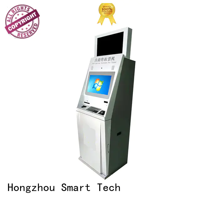 latest self service ticketing kiosk with camera for sale