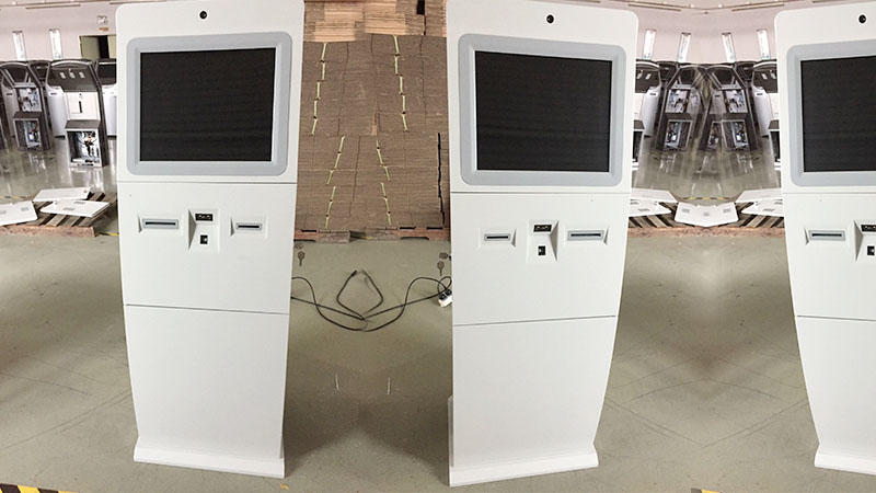 Hongzhou thermal information kiosk with printer in bar-3