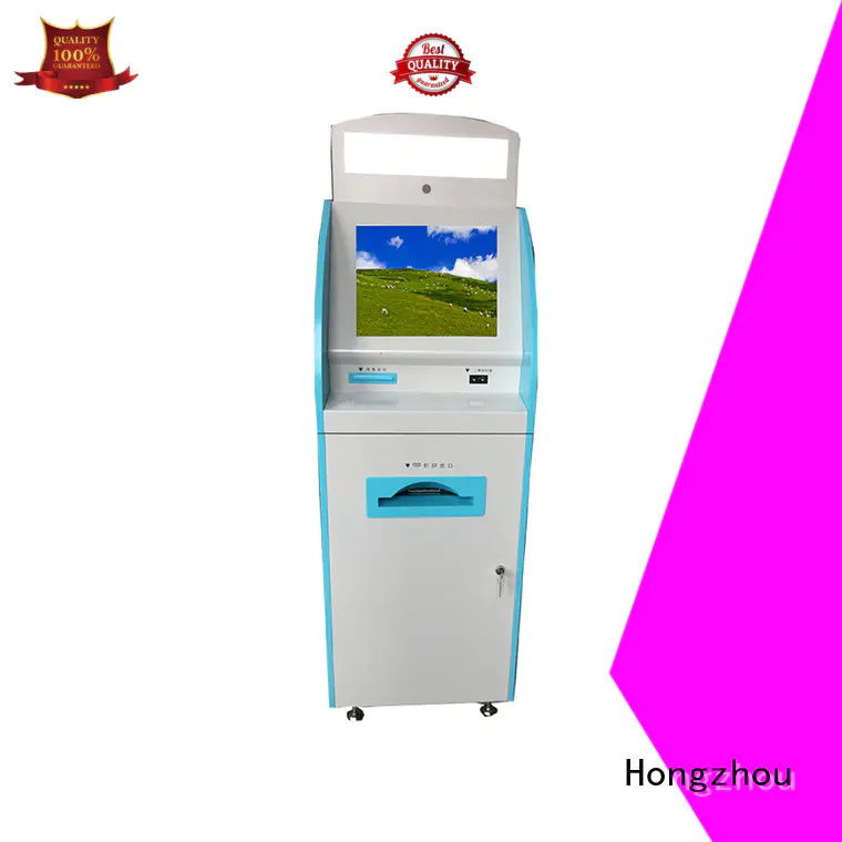 Hongzhou touch screen patient check in kiosk for line up for patient