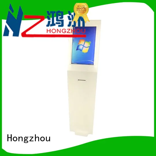 Hongzhou touch screen digital information kiosk factory in airport