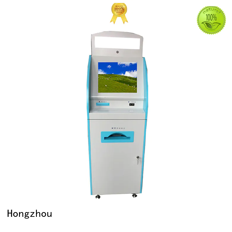 Hongzhou new patient check in kiosk operated for patient